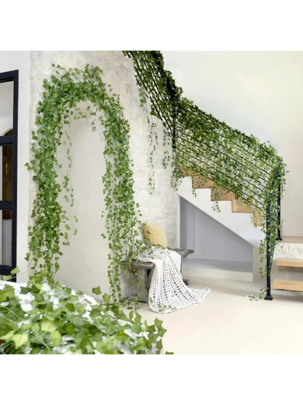 120 Pack Artificial Ivy Vines - 840Ft Greenery Garland for Home Decor & Events